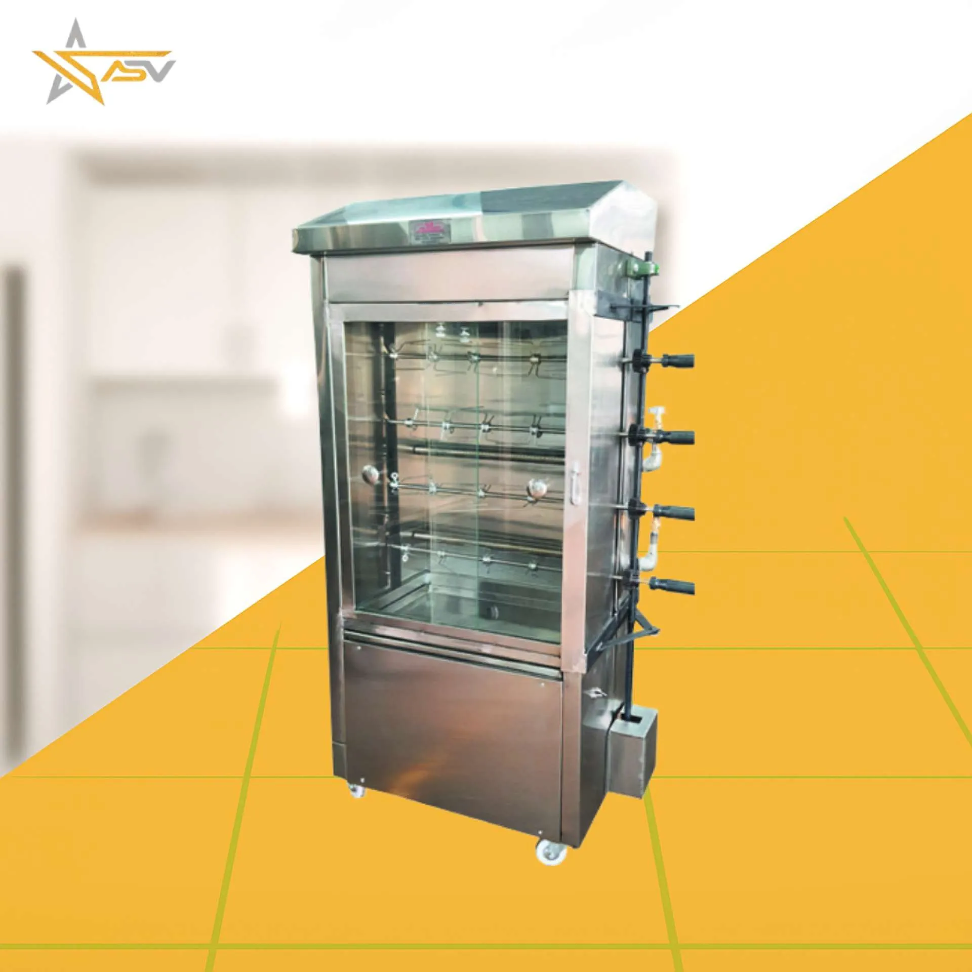 16 BIRDS CHICKEN GRILL MACHINE