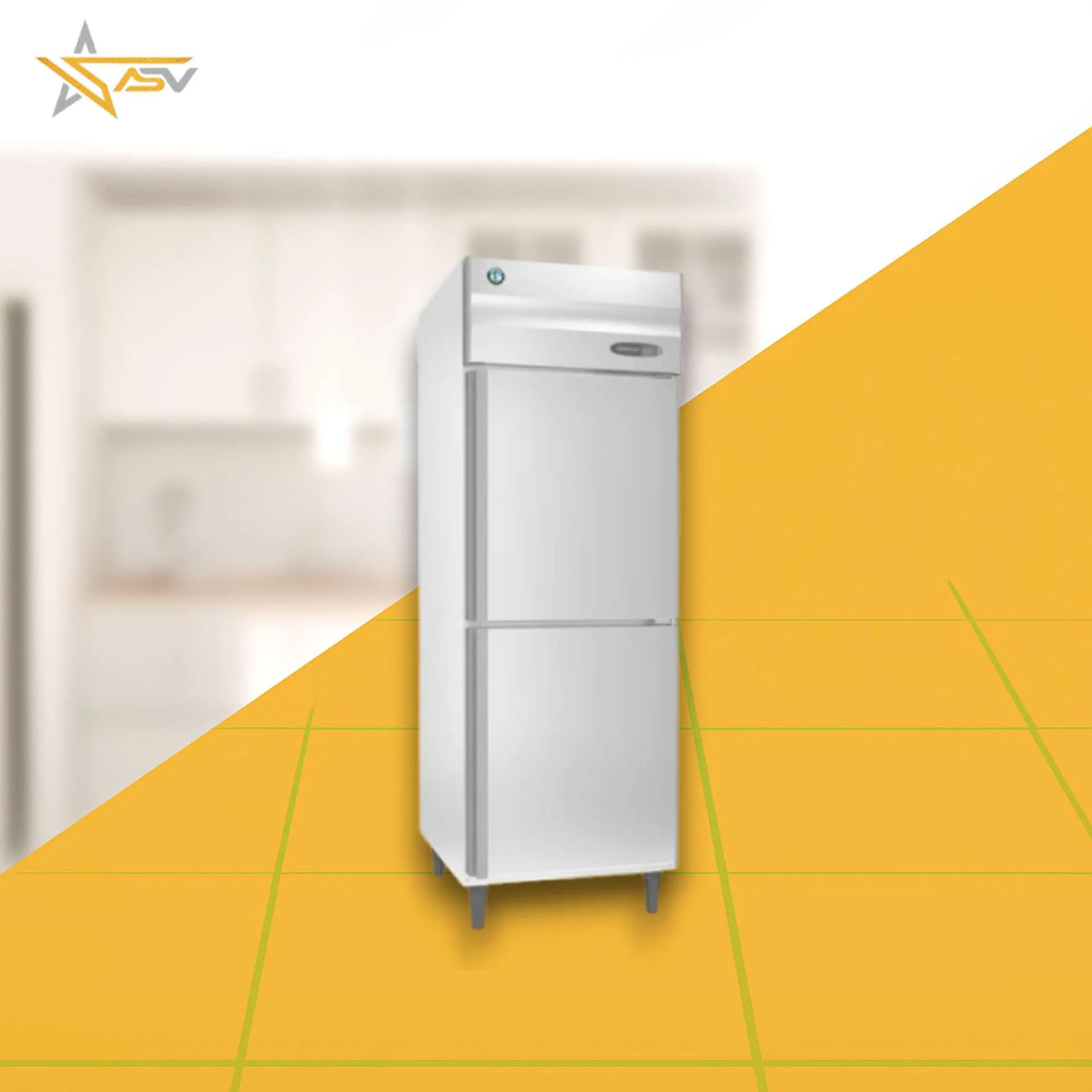 Two door vertical chiller