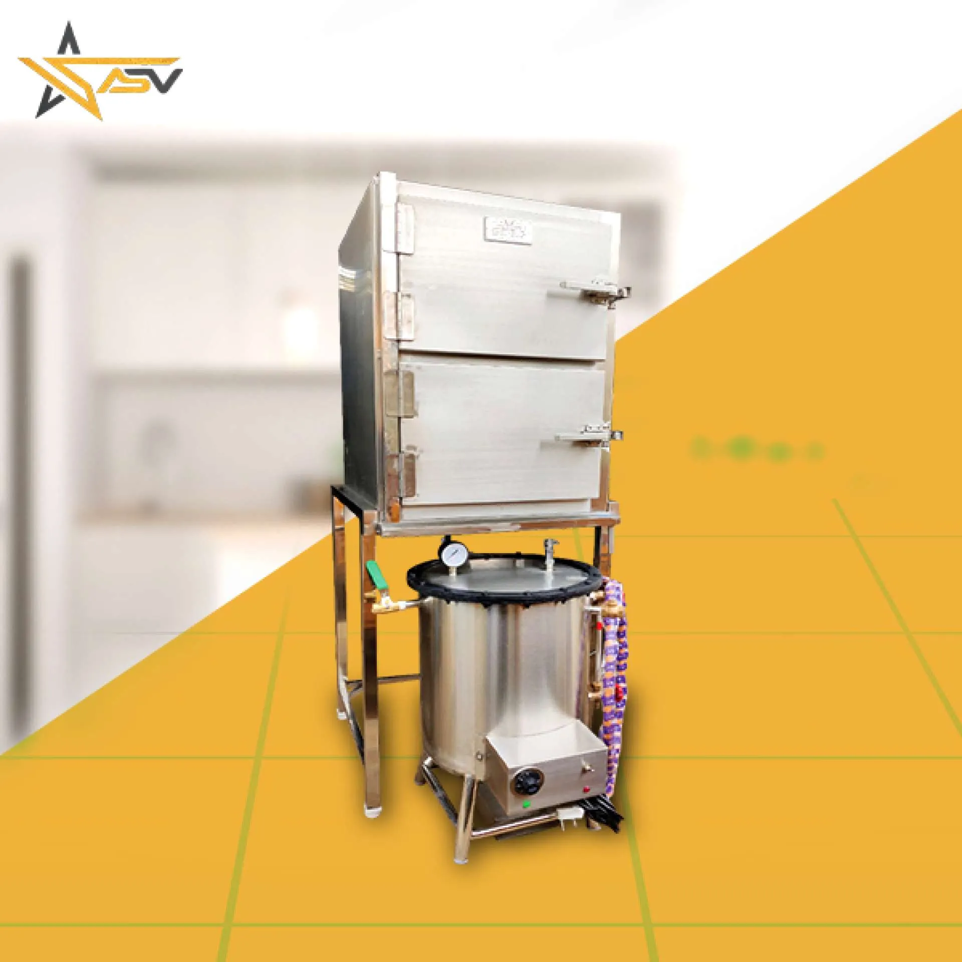 Idly Steamer With Boiler