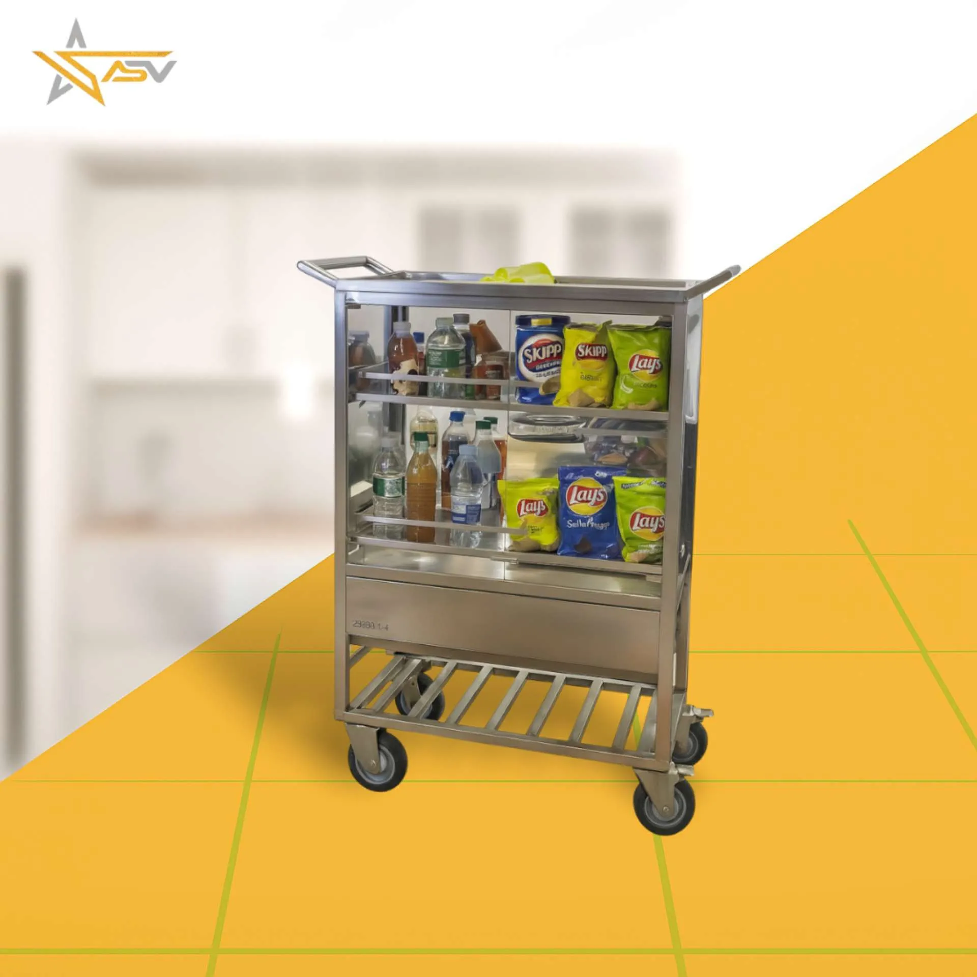 Snack Display Trolley